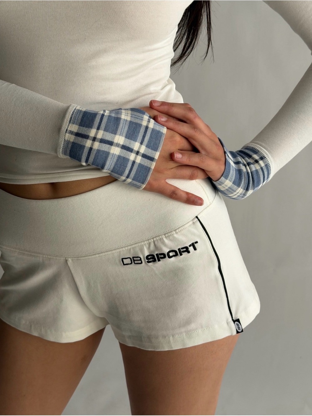 Dairy Boy Sport White Shorts